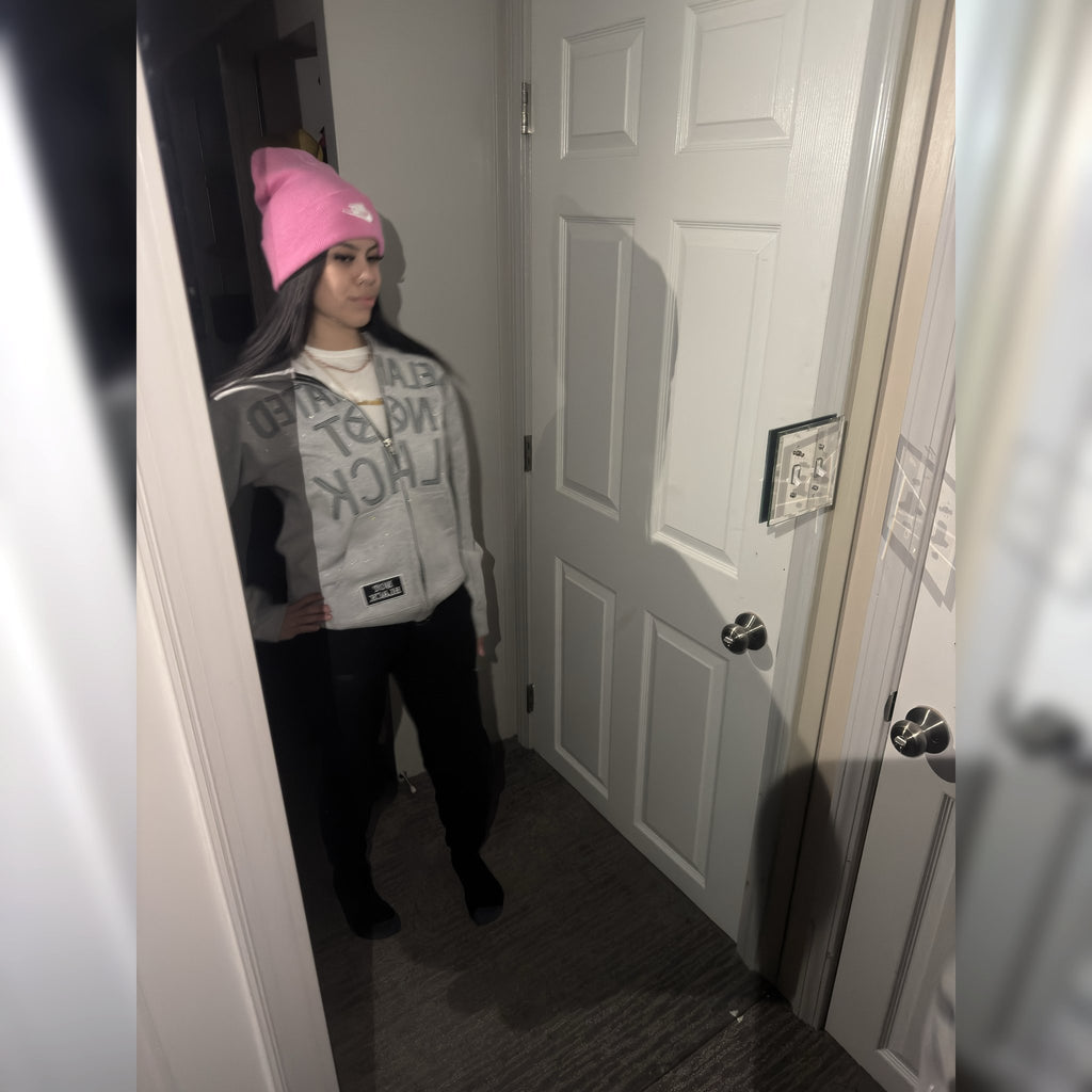 Gray Melanated Not Black Zip up